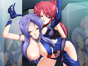 big titty lesbian hentai - Big titty lesbian heroine overpowered and ass fucked by villain - Pichunter