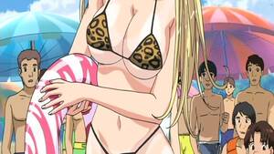 hot naked beach babes animated - Slutty blonde anime girl with busty tits has a dirty fuck on public beach - Anime  Porn Cartoon, Hentai & 3D Sex