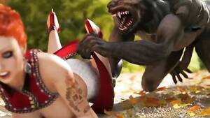 monster werewolf sex cartoon - Little Red Riding Hood fucked by Werewolf monster. 3D Porn Animation -  CartoonPorn.com