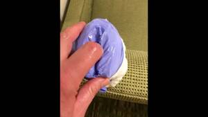 homemade rubber glove sex toy - Making a Homemade Pussy with a Rubber Glove and a Towel