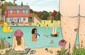 hairy nudist beach mom - A Day in the Life at Rhode Island's Nudist Camp - Rhode Island Monthly