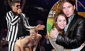 Billy Ray Cyrus Pussy - Miley Cyrus VMAs: Billy Ray Cyrus sits on Parents Television Council |  Daily Mail Online