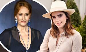 Emma Watson Lesbian Captions - Emma Watson wades into J.K. Rowling 'transphobia' row | Daily Mail Online