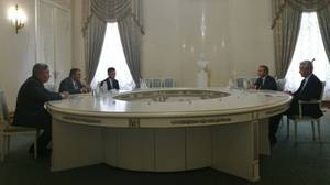 Bishkek Porn - COM - Mayor of Bishkek Albek Ibraimov met with Moscow mayor Sergei Sobyanin  in Moscow on July 5 as part of the official visit of the delegation of the  ...