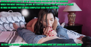 Drugged Blowjob Porn Captions - Secret Blowjob Sissy Caption - Porn With Text
