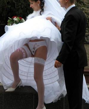 amateur public upskirts brides - Bride Upskirt