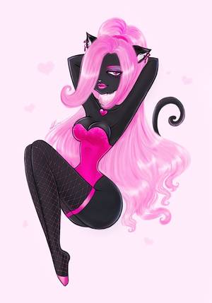 monster high cartoon sex nude - Pin-up Catty Noir ^^ I like here hairstyle ans skin. Catty Noir from Monster  High Another MH fanart: [link] [link] [link] Catty Noir