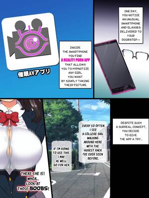 hentai porn software - Hypnotized College Girls -REALITY PORN APP- Chapter 1 - Page 1 - HentaiEra