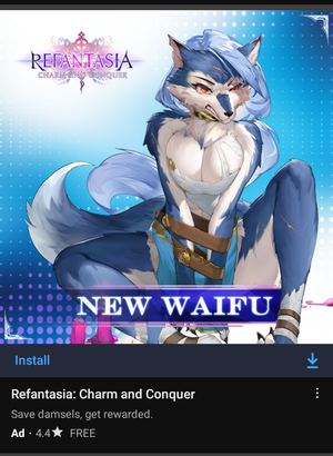 Furry Porn Add - thanks for the furry porn youtube : r/shittymobilegameads