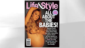 mariah carey pregnant nude - PHOTO: Seen here is Mariah Carey on the cover of Life&Styles magazine.  Play Life&Styles. WATCH Mariah Carey: Pregnant and Naked