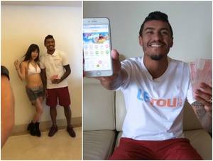 Brazilian Pornography - ... left red-faced and running the risk of been deportated from China after  he was snapped promoting an illegal betting company with a Japanese porn  star.