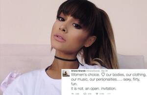 As Ariana Grande Porn Captions - It's Beyond Ridiculous That Ariana Grande Had to Defend Her Account of  Being Objectified | Glamour