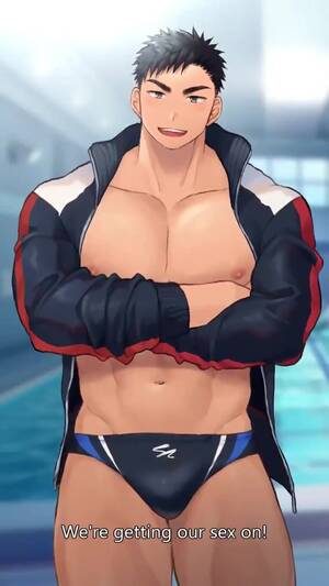 Anime Porn Muscle - Anime Swim Coach - ThisVid.com