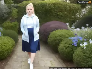 Girl Walks In On Porn - AI Generated Porn Picture: The 18-Year-Old French Girl Walks Towards the  Camera in a Garden Wearing Her Blue Hoodie
