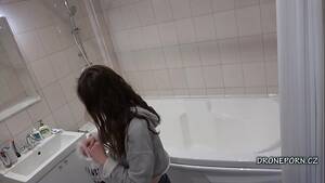 girls bathroom voyeur cam - Czech Girl Keti in the shower - Hidden camera - PORNORAMA.COM