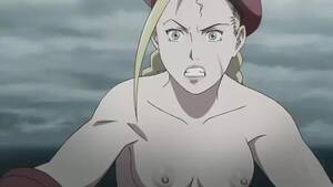 naked ecchi - Street Fighter Cammy Battling Nude Filter anime hentai porn ecchi naked  tits boobs nipples manga sex