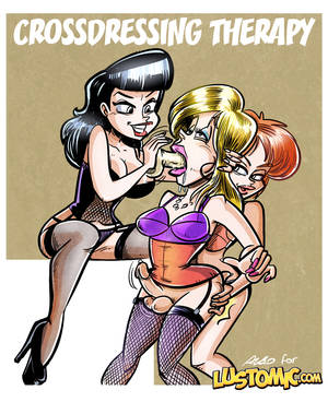 Crossdressing Porn Comic - Crossdressing Trio by Albo