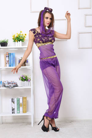 Arabian Clothing Porn - Wholesale Newest Indian Women Belly Dance Dress Aladdin Arab Lady Beautiful  Gauze Costume Veil Headwear Underwear Indian Sari-in India & Pakistan  Clothing ...