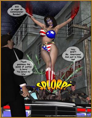 Anime Superheroine Porn - SuperHeroine Center - Ms. Americana Spider Attack | Porn Comics
