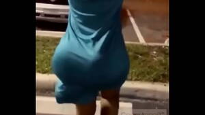 black shemales booty in tight dress - thick ass walking in blue dress - XVIDEOS.COM