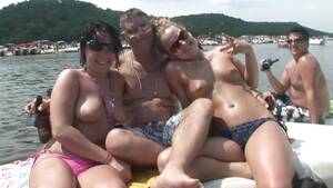 group topless boat - Spring break women go topless on a boat and in the water | bang.com