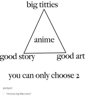 anime big black tits - big titties anime good story good art you can only choose 2 gookgod chooses  big tities