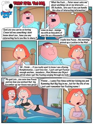 Family Guy Lesbian Porn Cartoon - family-guy-tales-from-dog comic image 09
