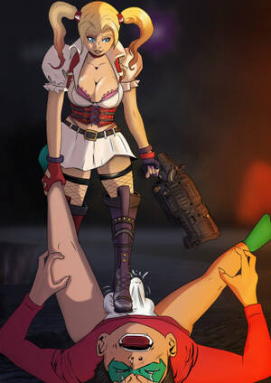 Harley Quinn And Robin Porn - Harley Quinn shoot Robin - HentaiEra