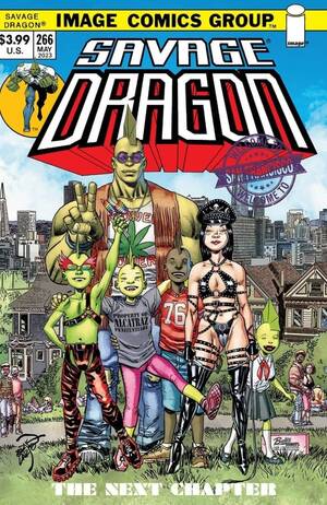 Dragon Porn Bondage - Why does the new Savage Dragon have a kid wearing bondage gear on the  cover? Isn't that a little weird? : r/comicbooks