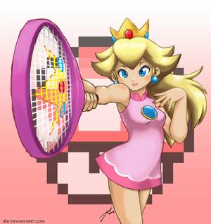 Mario Tennis Porn - Princess Peach in Mario Tennis