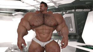 Animated Bodybuilder Porn - Muscle Growth Animation - The Bodyguard NSFW - ThisVid.com