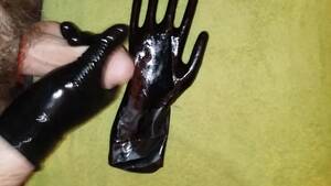 black gloves cum - Jerking in Black Latex Gloves - No Cum - ThisVid.com