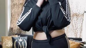 Adidas Tracksuit Porn - Curvy Adidas Track Suit Strip Tease Porn Video