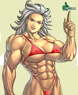 Cartoon Muscle Girl Porn - Female bodybuilding - sexy muscle girl