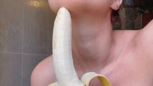 girl sucking banana - Miss my Husband Cock and Sucking a Banana - Pornhub.com
