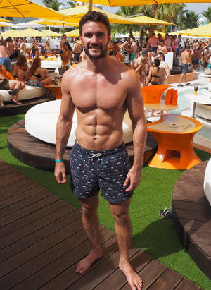 ibiza topless beach celebrities - Thom Evans Ocean Beach Ibiza OCEANBEACHIBIZA