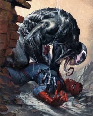 Agent Venom Spider Man Porn - Venom vs Spider-Man by Gabriele dell'Otto