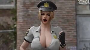 Girl Cop Porn - Woman Cop Want My Cock 3d Animation - XAnimu.com