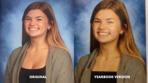 amateur teen girl masturbating - School decides to cover girls' chests by altering yearbook photos, St.  Johns County students, parents angry : r/news