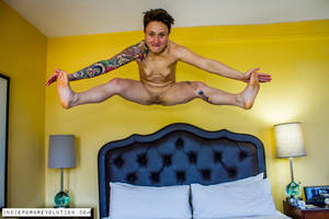 naked butch lesbians - Syd Blakovich: Jump!
