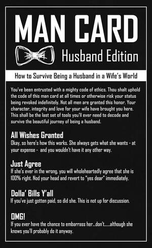 Blacked Porn Wife Wish Granted - Gifts for Husband From Wife The Man Card - Tarjeta de felicitaciÃ³n para  marido (incluye globo a juego (3 unidades) y pulsera : Amazon.com.mx:  Oficina y papelerÃ­a