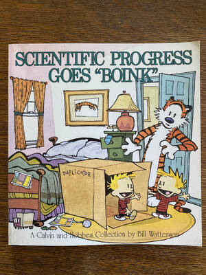 Calvin And Susie Having Sex - Scientific Progress Goes boink Calvin and Hobbes Book - Etsy Denmark