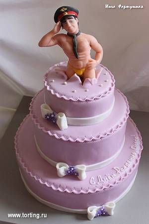 funny pussy birthday cakes - The Stripper cake ~.