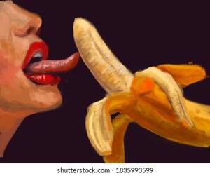 Food Porn Art - Food Porn Art My Vision Erotic Stock Illustration 1835993599 | Shutterstock