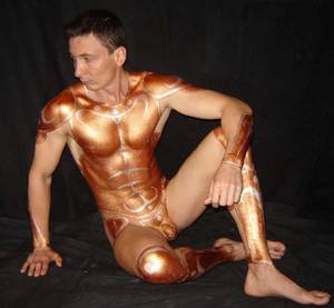 Man Body Paint Porn - Sexy Male Body Painting 3