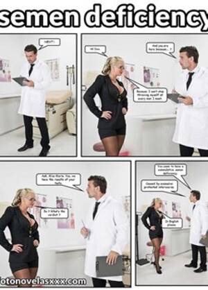 Doctor Porn Comics - semen deficiency | Doctor's porn comic fucking his patient