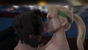 death hentai lesbian kiss - Mortal Kombat: Sonia Blade x Jade Lesbian Sex in Boat Kissing + Cunnilingus  - Pornhub.com