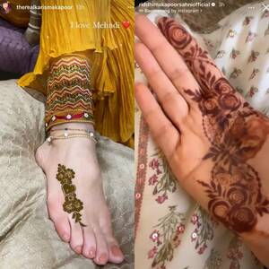 Alia Bhatt Porn Foot - Alia Bhatt and Ranbir Kapoor's mehndi was full of desi wedding-wear inspo -  Culture - Images