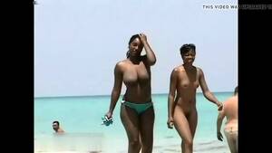 big ebony boobs beach - Big Natural Tits Ebony On Beach at DrTuber