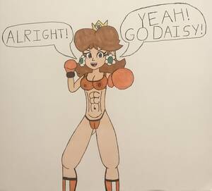 Deviantart Boxing Cartoon Porn - Boxer Princess Daisy by RedDeal on DeviantArt